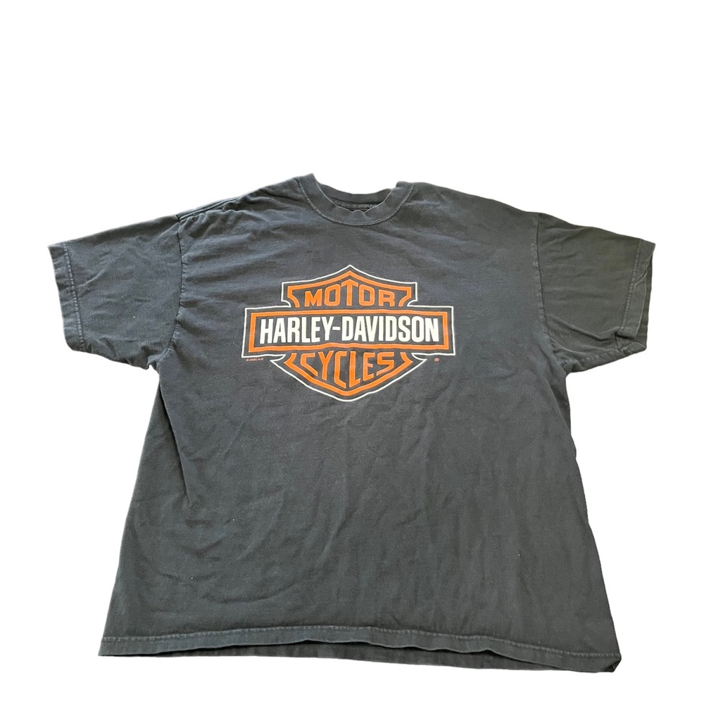 Harley Davidson, black short sleeve cotton T-shirt Kinnelon New Jersey XL - Picture 3 of 10